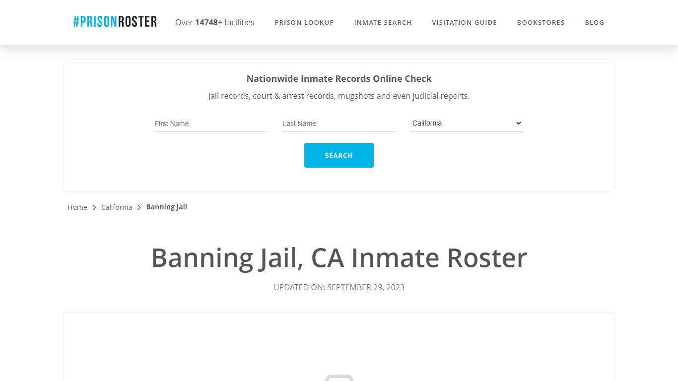 Banning Jail, CA Inmate Roster - Prisonroster